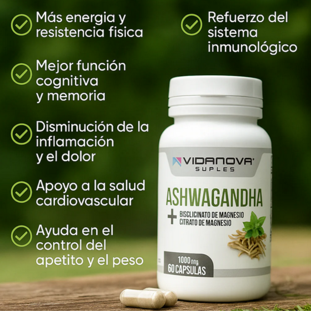 Ashwagandha (60 Cápsulas)