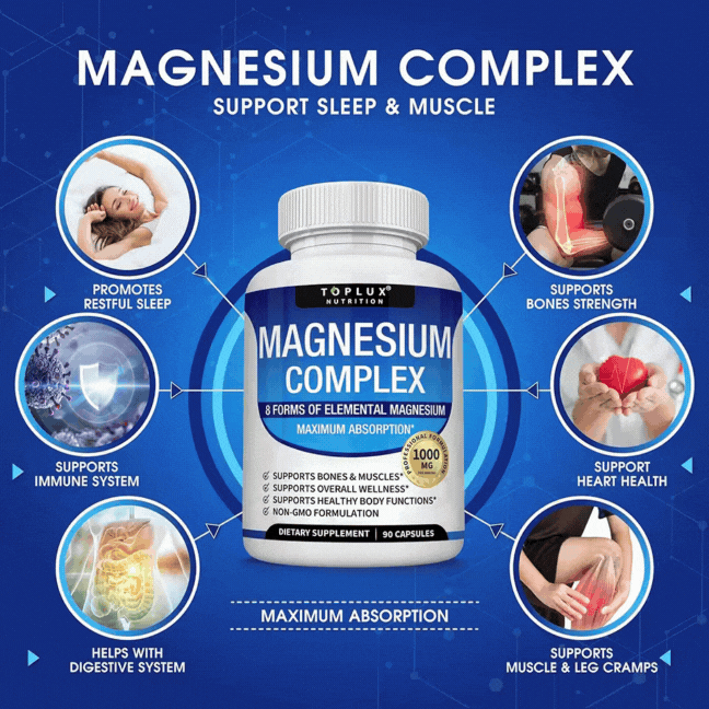 Magnesio Complex 600 mg (90 cápsulas)
