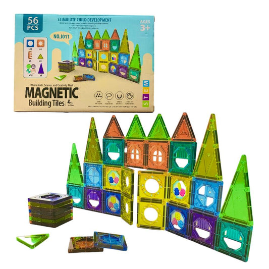 Juego Magnético Didáctico con Azulejos (56 Pcs)