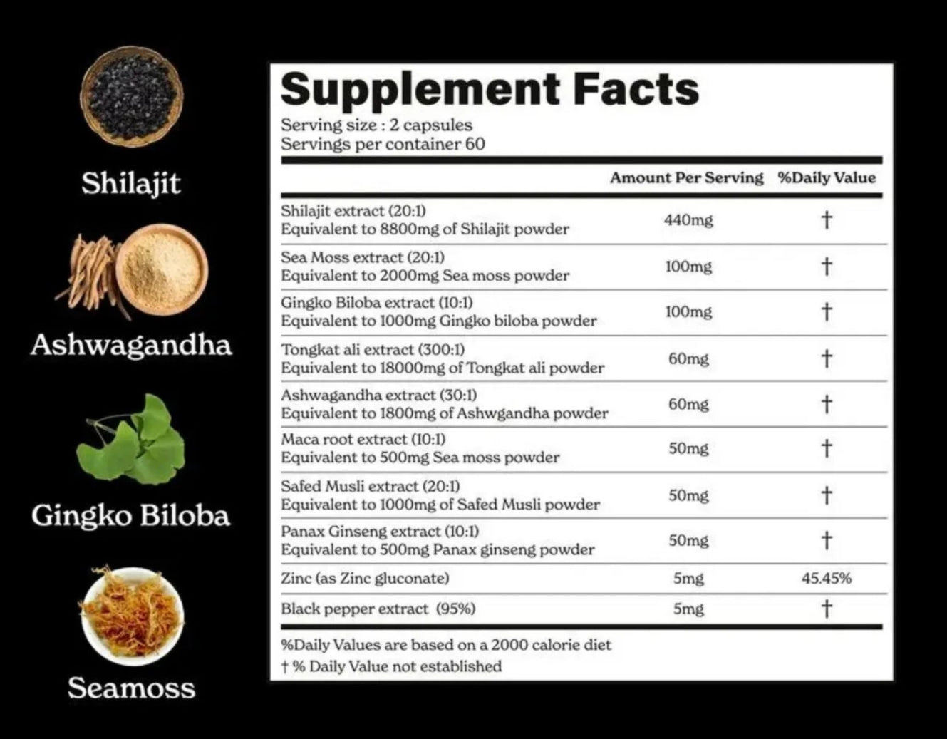 Shilajit BetterAlt (120 capsulas)