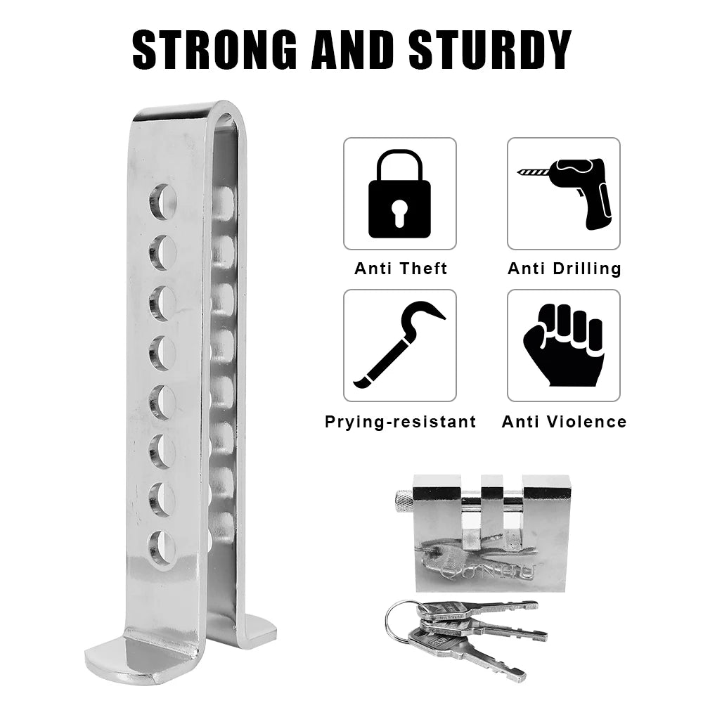 Bloqueo de embrague de coche, acelerador Universal, herramienta antirrobo de seguridad, bloqueo de Pedal de freno automático de acero inoxidable, accesorios para coche