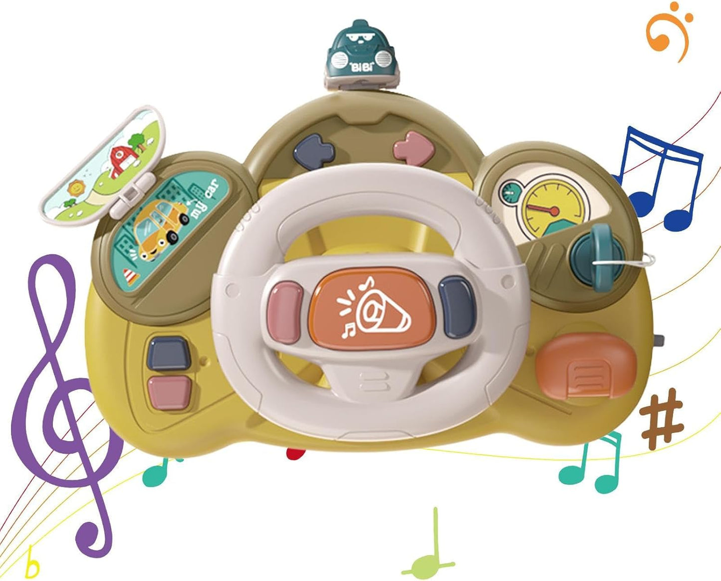 Volante Infantil Musical Multifunción