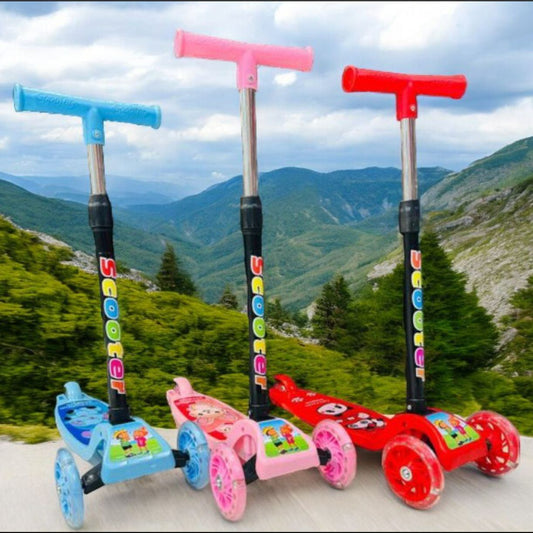 Scooter Infantil de 3 Ruedas con Luces